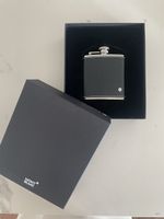 Montblanc Flachmann Leder Schwarz mit Box neu, large