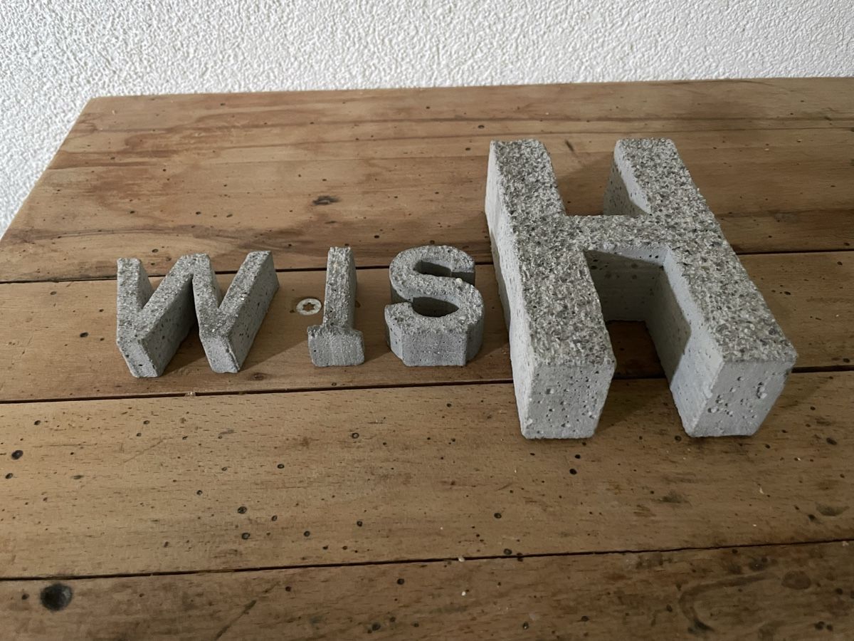 Tutte le decorazioni: Beton-Buchstaben – Nuovo (secondo la descrizione) da Büren an der Aare venduto da mii_57vx 1