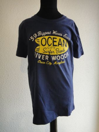 Cooles neues T Shirt "River Wood" Gr. 140 10 Jahre
