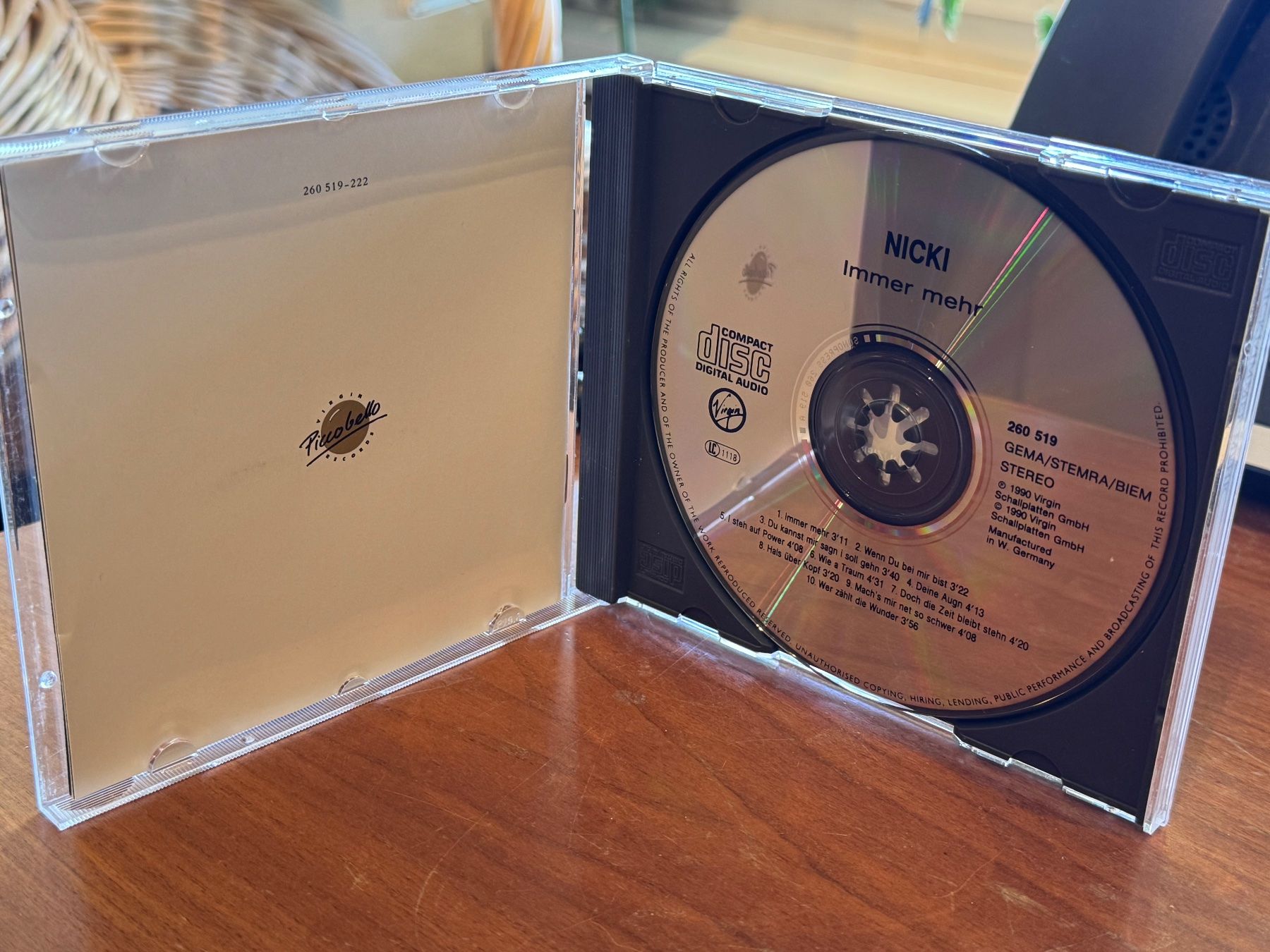 CD: Nicki - Immer mehr - HG42C – Usato da Küsnacht ZH venduto da swisssales.net 2