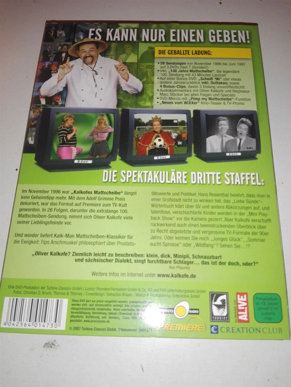 Alle DVDs: Kalkofes Mattscheibe       ( 3.Staffel ) – Gebraucht aus St. Gallen von elkapone 8