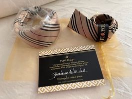 Designer Haarreif mit Seidenband (40/50)