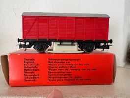 Kleinbahn Schienenreinigungswagen, HO, Top Zustand