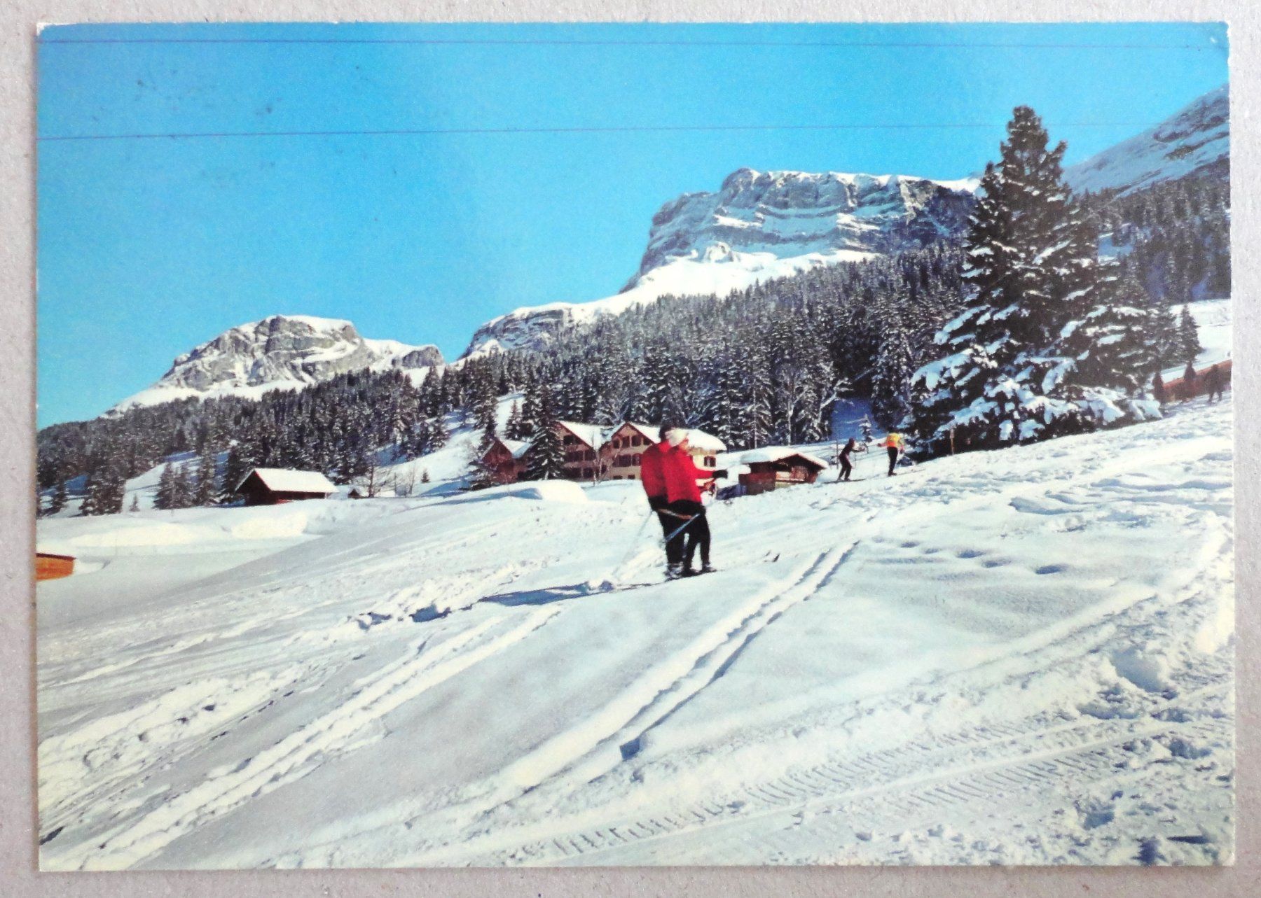 Ansichtskarten: Axalp ob Brienz, Skilifte – Gebraucht aus Fétigny von Billy2miny