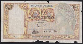 Algerien 10 Nouveaux Francs 1960