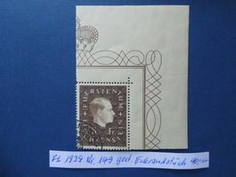 FL 1939 Nr. 149 gestempeltes Eckrandstück