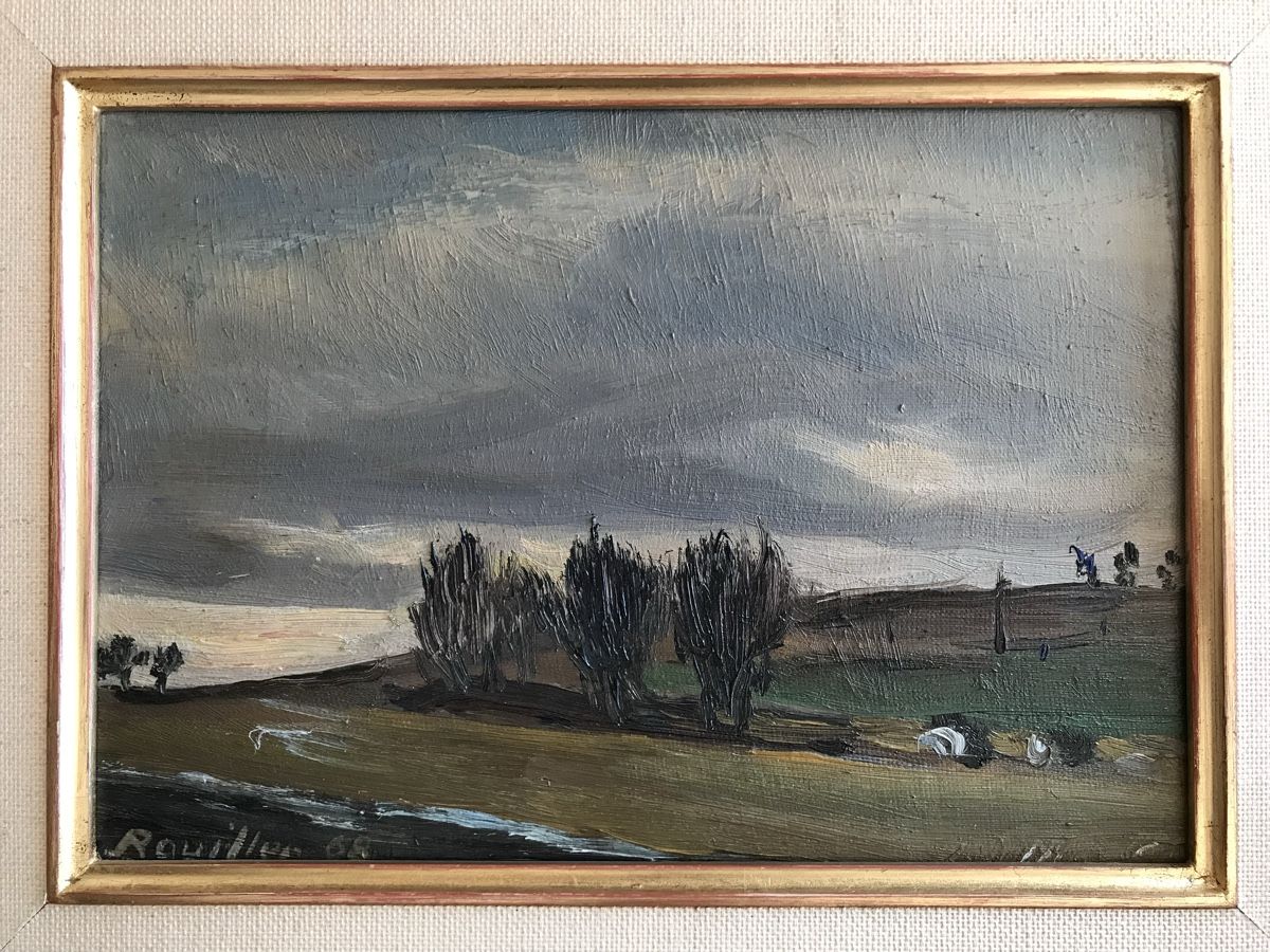 Dipinti: Armand Henri Rouiller paysage de compagne – Usato da Villeneuve VD venduto da sim_q5hp 6