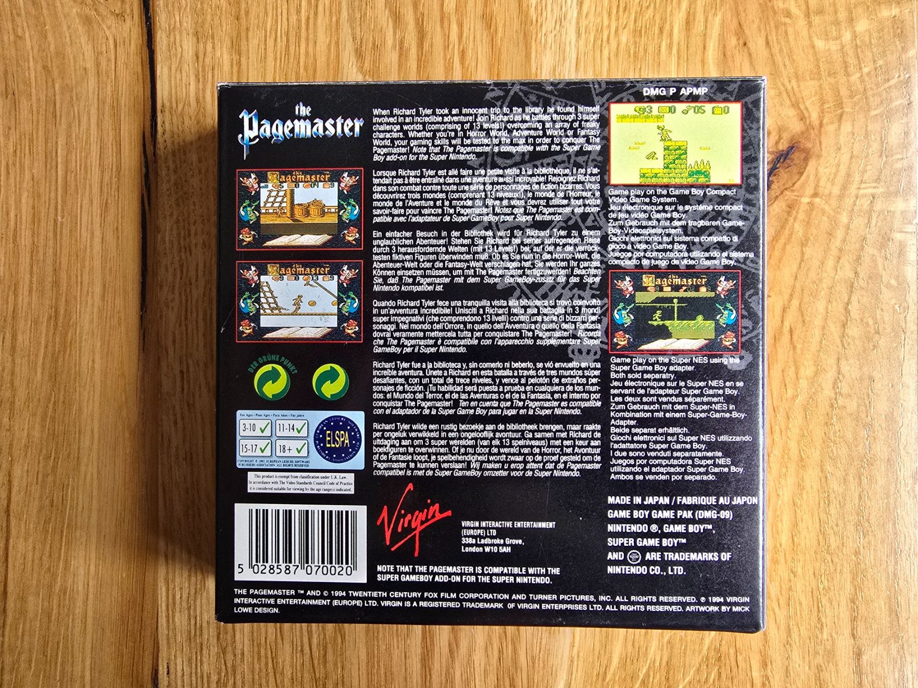 Nintendo Jeux: Nintendo Gameboy/The Pagemaster/OVP – D'occasion à Sursee par Elian91 4