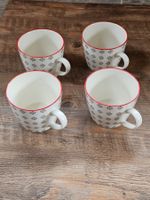 4er Set Tassen von Mayer & Bosshardt, neu.