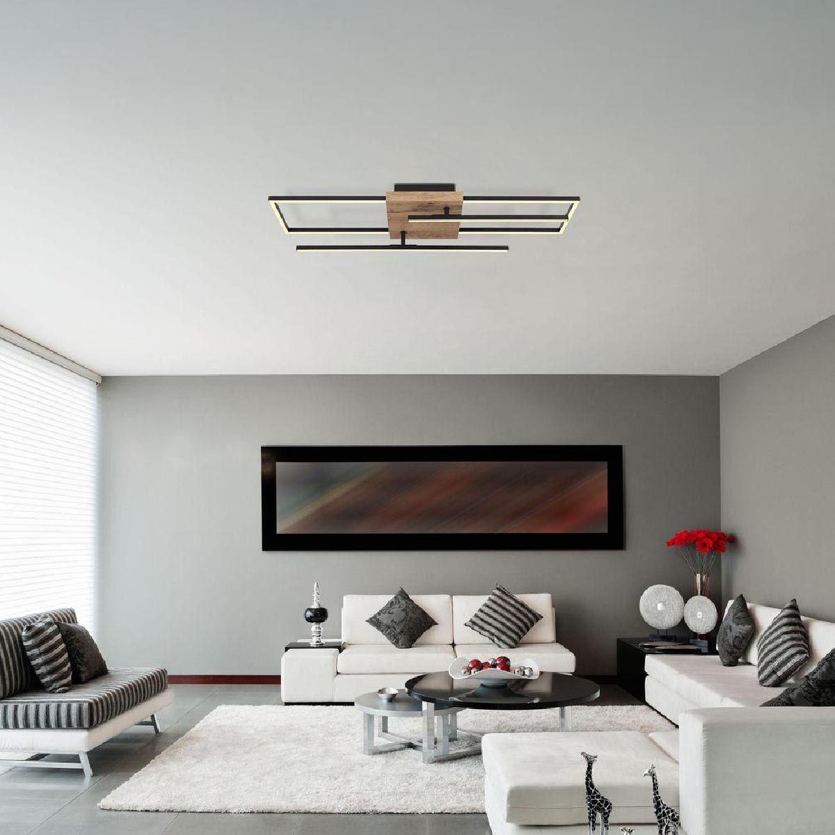 Lampadari & plafoniere: LED Deckenleuchte, 80 cm x 20 cm – Nuovo (secondo la descrizione) da Kreuzlingen venduto da Smart-Light 1