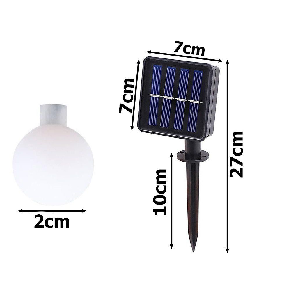 Lichterketten & Leisten: Solar-Gartengirlande 450cm mit 40 LED Lichtern D2cm – Neu und originalverpackt aus Matzendorf von Gartendeko-Shop 4