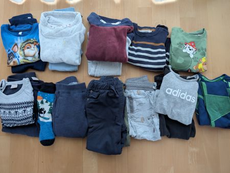 Kleiderpaket Gr. 98 – Winter / Thermo – Adidas, Paw Patrol