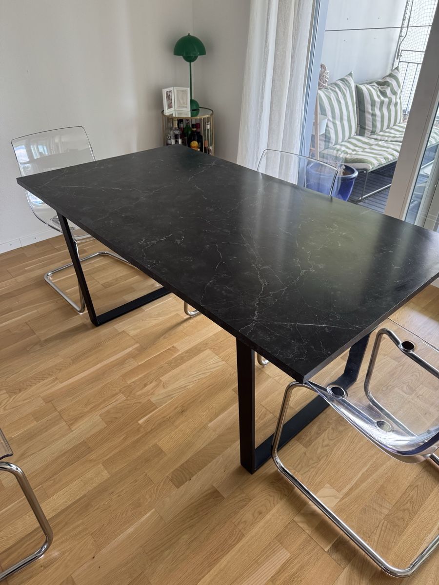 Tavoli: Esstisch Mamor Optik 160 x 90 cm  – Usato da Meggen venduto da Mmvk 1