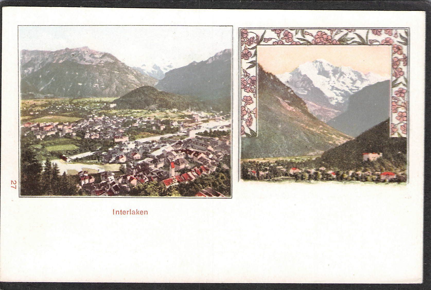 Cartoline postali: ,Interlaken Bern – Usato da Reichenburg venduto da ibiza18