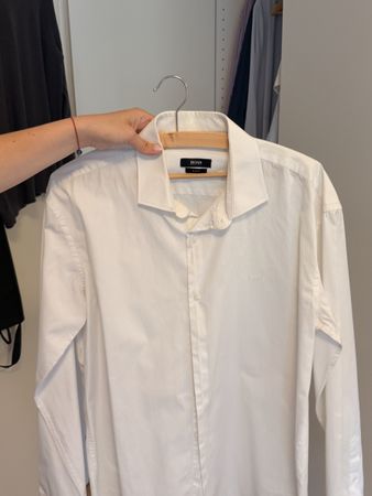 Slim Fit Shirt White Size L New Condition