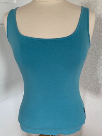 Colora Damen Shirt / Top Viskose, Gr. XS, Hellblau, NEU