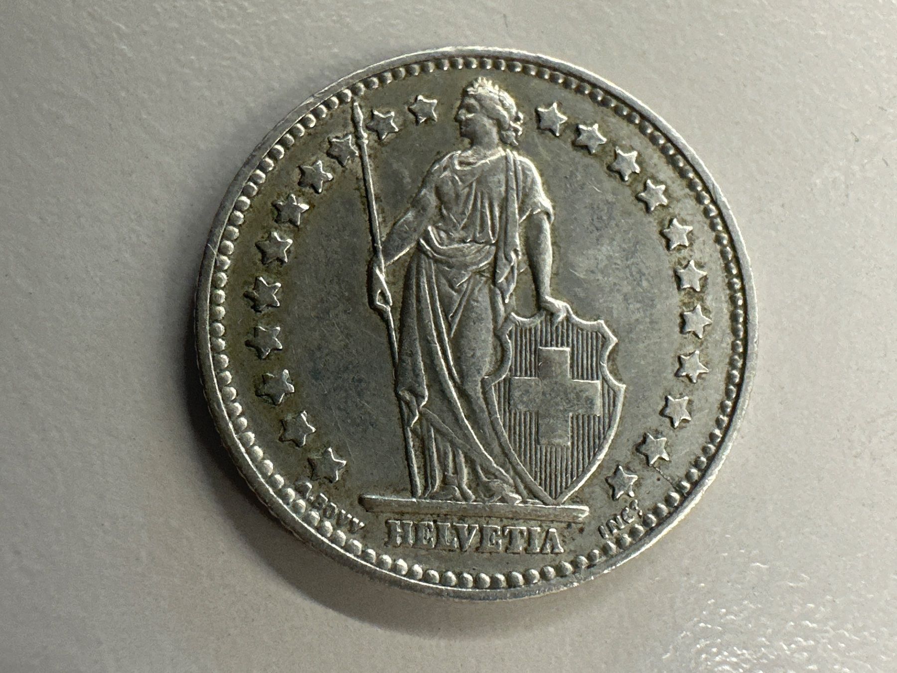 Toutes les monnaies: 1 Fr. Silber Schweiz 1955 ss – D'occasion à Herisau par herau 1