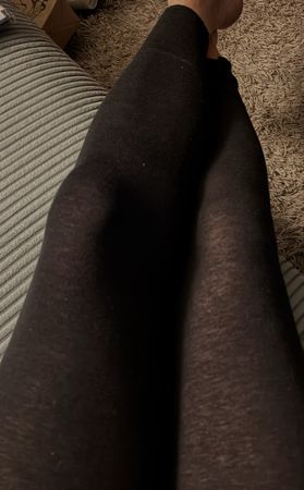 Medima Leggings Schwarz Schurwolle/Seide/Modal Grösse M