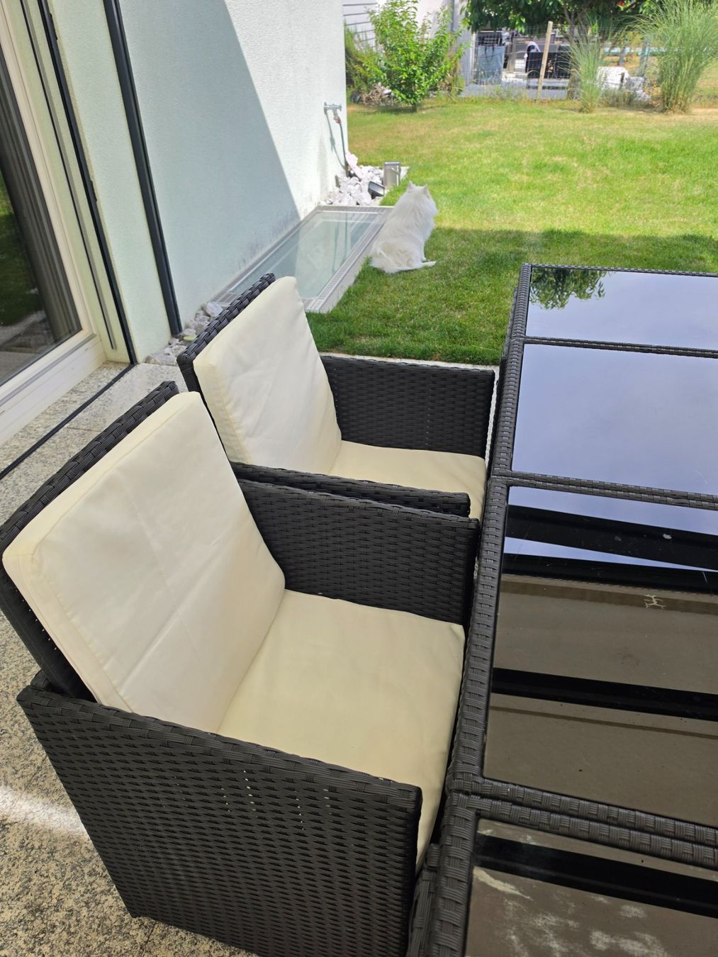 Tischset: Gartentisch Set mit 8 Stühlen – Gebraucht aus Schüpfen von Torcida3 1