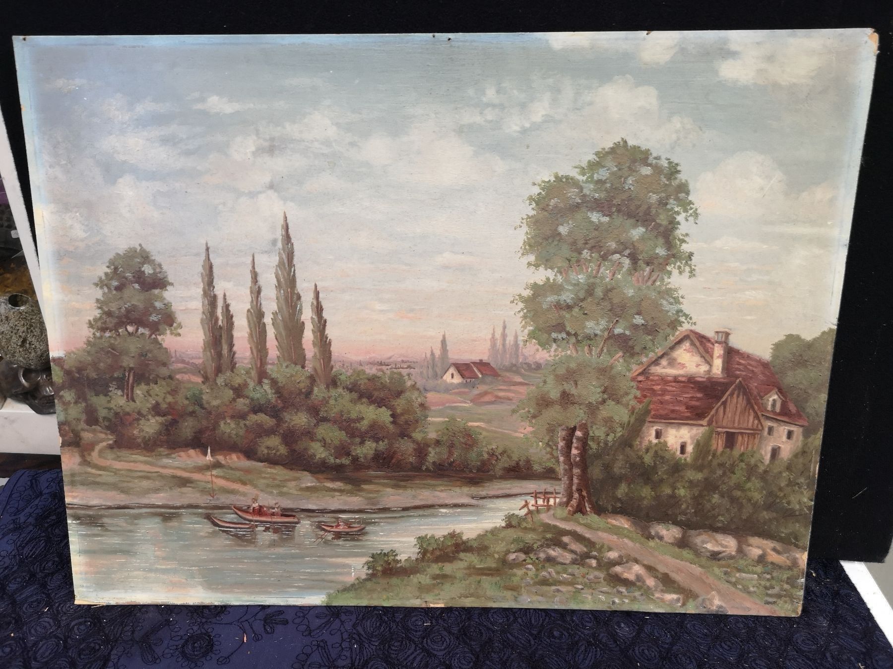 Dipinti: HUILE SUR PANNEAU – Usato da Genève venduto da Qanil77