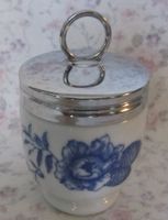 Royal Worcester - Egg Coddler für 1 Ei - blaue Blume