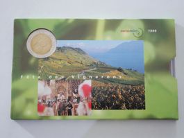 Münzsatz 1999 Fète des Vignerons stgl. ***TOP***