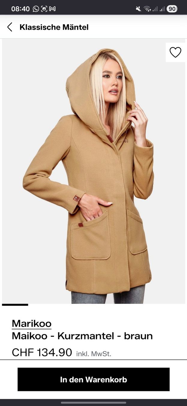 Cappotti: Marikoo Wintermantel - Grösse M – Nuovo e nell'imballaggio originale da Rickenbach b. Wil venduto da VeryLovelyThings 7