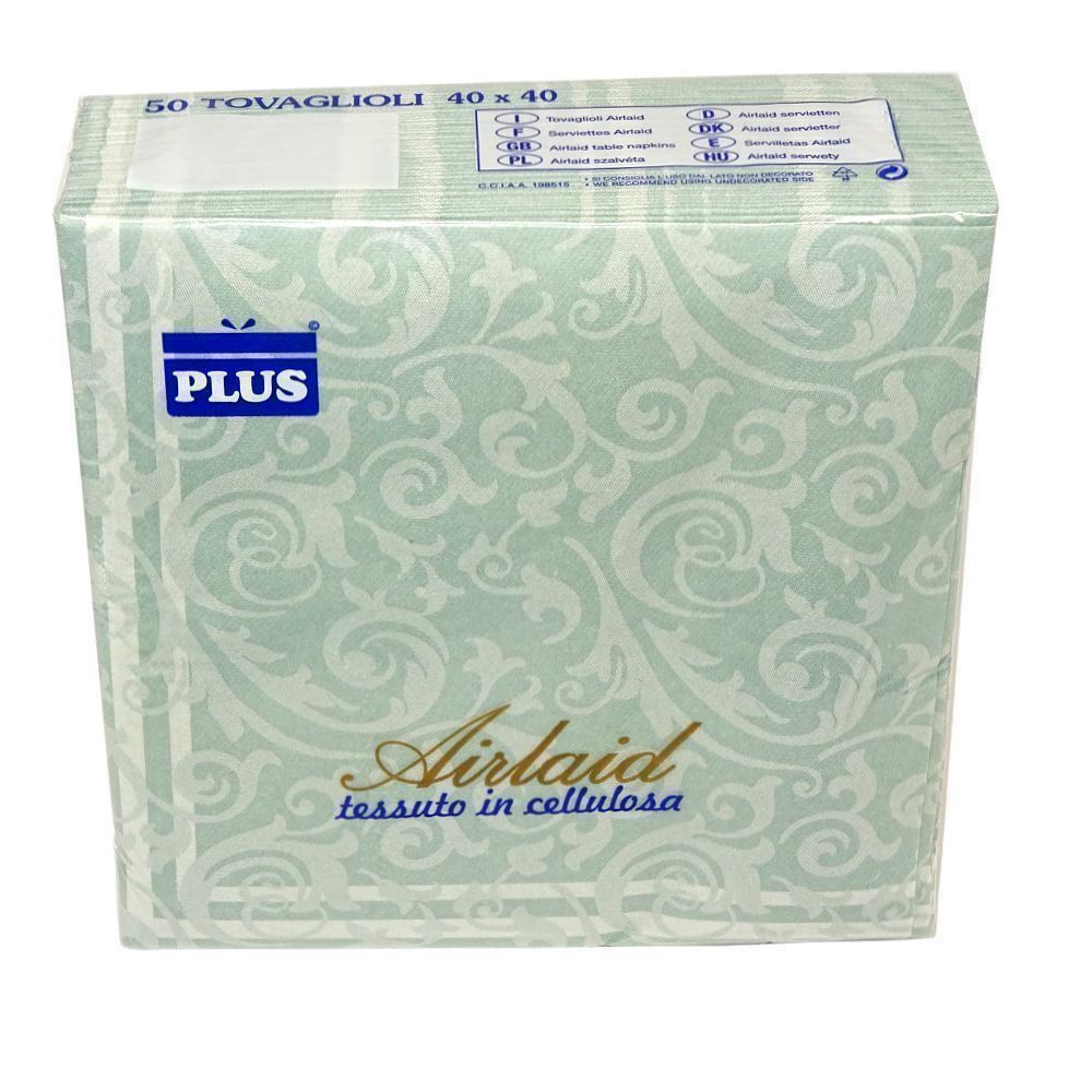 Tovaglioli: PLUS Airlaid Servietten 50 Stück Mintgrü – Nuovo e nell'imballaggio originale da Spreitenbach venduto da mario-shop.xs