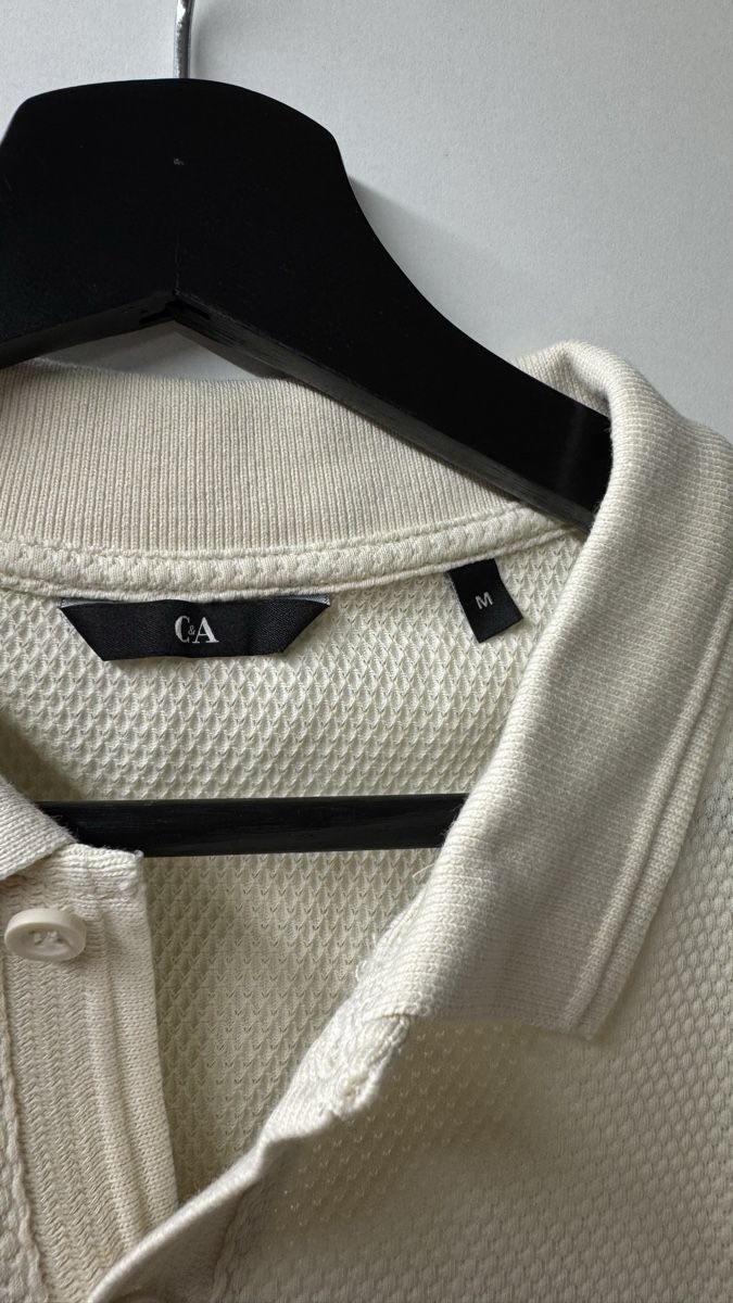 C&A Magliette Polo: Poloshirt Herren beige, M – Nuovo e nell'imballaggio originale da Sursee venduto da Janst88 1