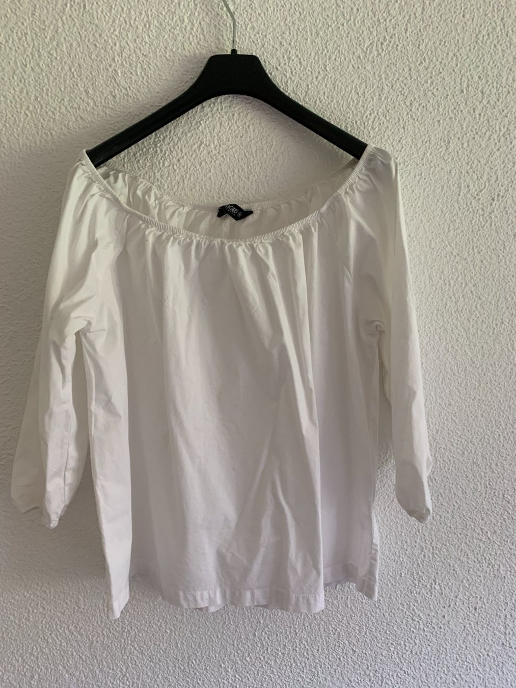 Camicette: Damen Carmenbluse weiss Grösse M – Usato da Rengg venduto da kindle02