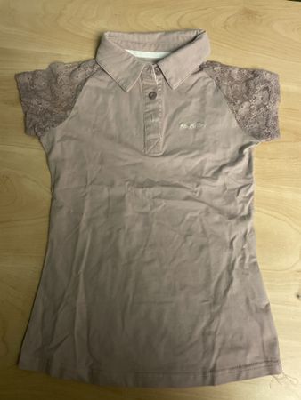 Felix Bühler Poloshirt Gr. 152 Mädchen, Spitze Ärmel
