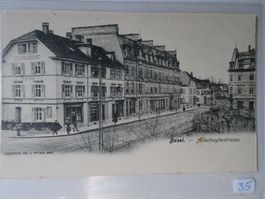 AK Basel Allschwylerstrasse Bally & Cigarrengeschäft