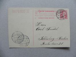Postkarte Carte Postale Ganzsache Weggis LU Luzern 1908 Post