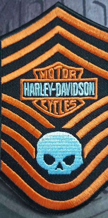 Harley-Davidson Toppe: Patch Harley Davidson – Nuovo e nell'imballaggio originale da Allens venduto da MADE.IN.ROCK.N.ROLL 2