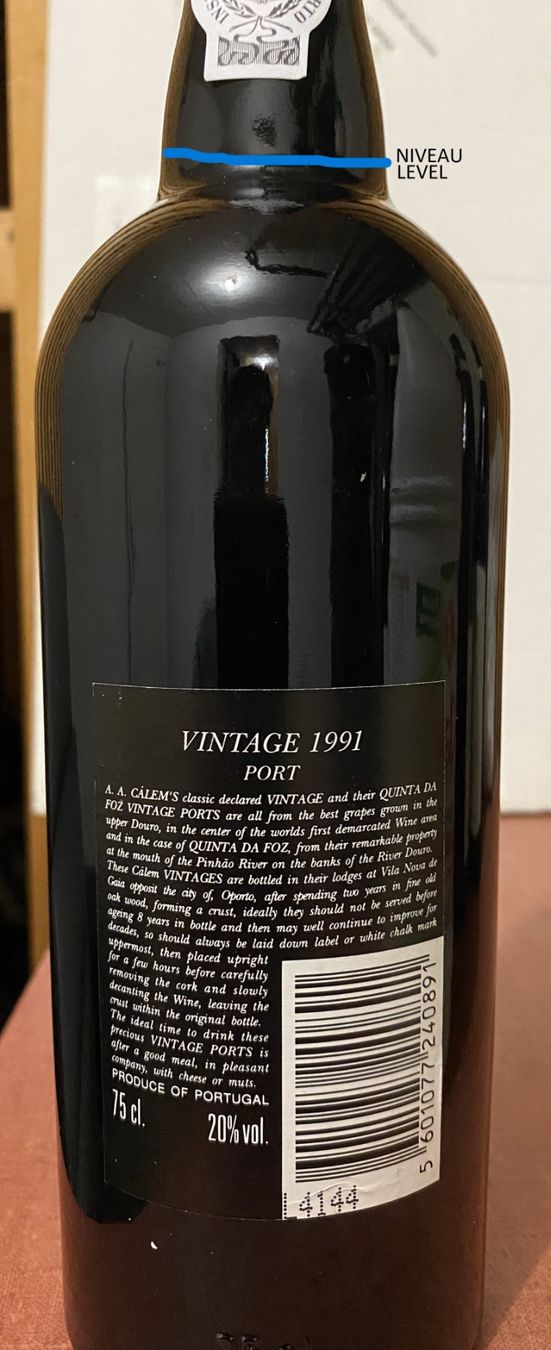 Wein: Porto Calem vintage 1991 – Neu (gemäss Beschreibung) aus Cully von Forninho 3