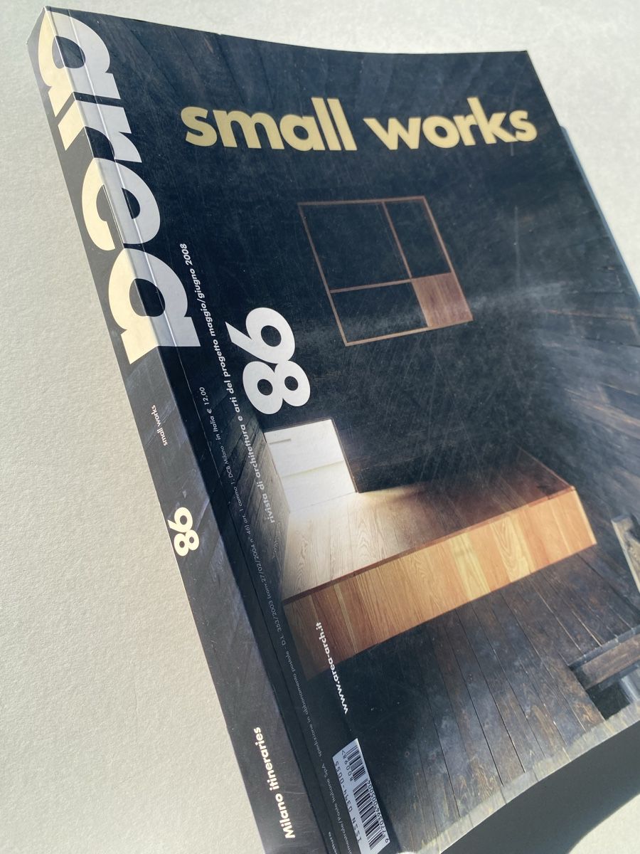 Libri: Area Magazine No 98 Small Works Architecture Scharans – Usato da Zürich venduto da lesgarcons 7