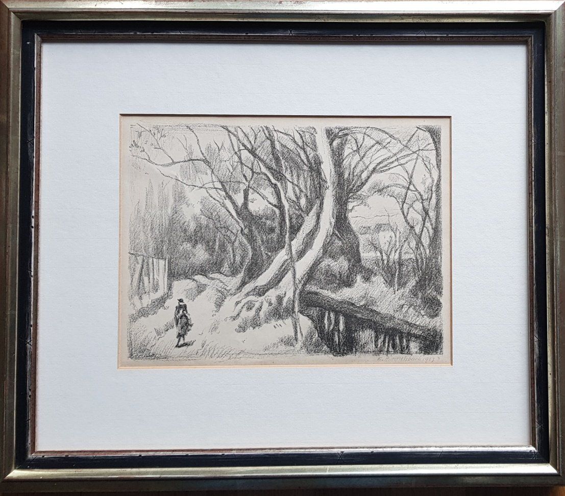 Grafica & Litografie: Emil Himmelsbach  1881 - 1967 Basel     -    Schweizer Kunst – Usato da Horw venduto da Kunstreich7
