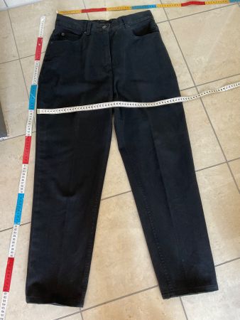 Hose, Damenhose, 40, XL, schwarz