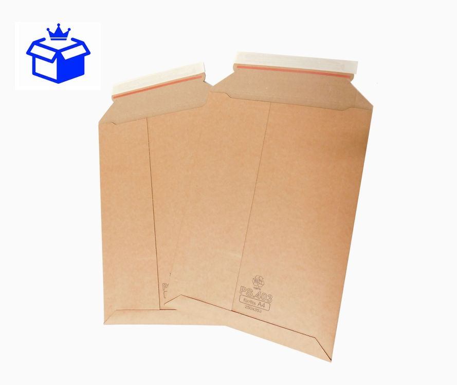 Wellpapp-Versandtasche in braun Ideal zum Versenden von DVD, Buch- oder