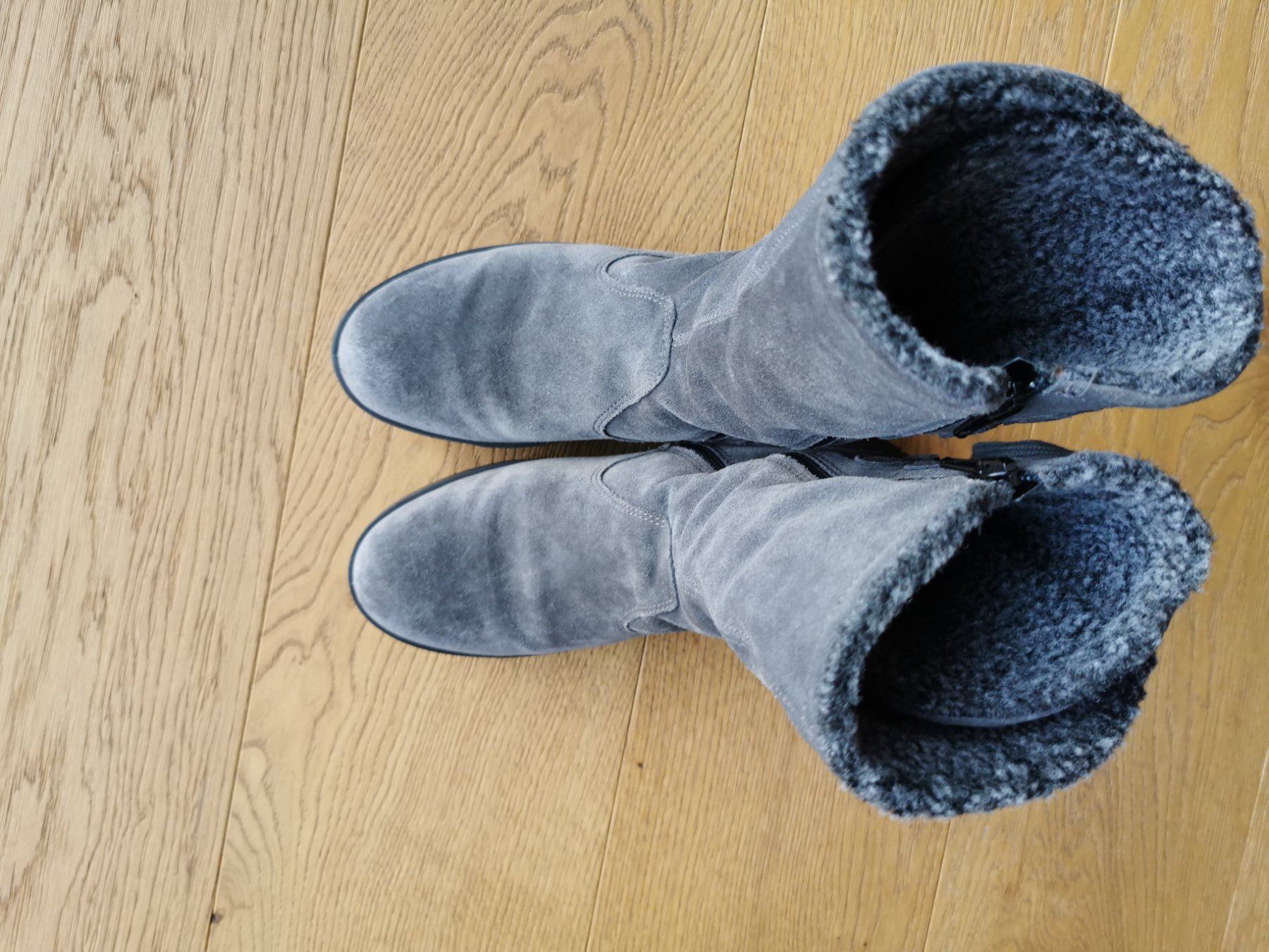 Walbusch Scarpe da donna: Warme Winterstiefel Gr. 39, Velours Sstiefel – Nuovo (secondo la descrizione) da Hinterforst venduto da Jamila8 4