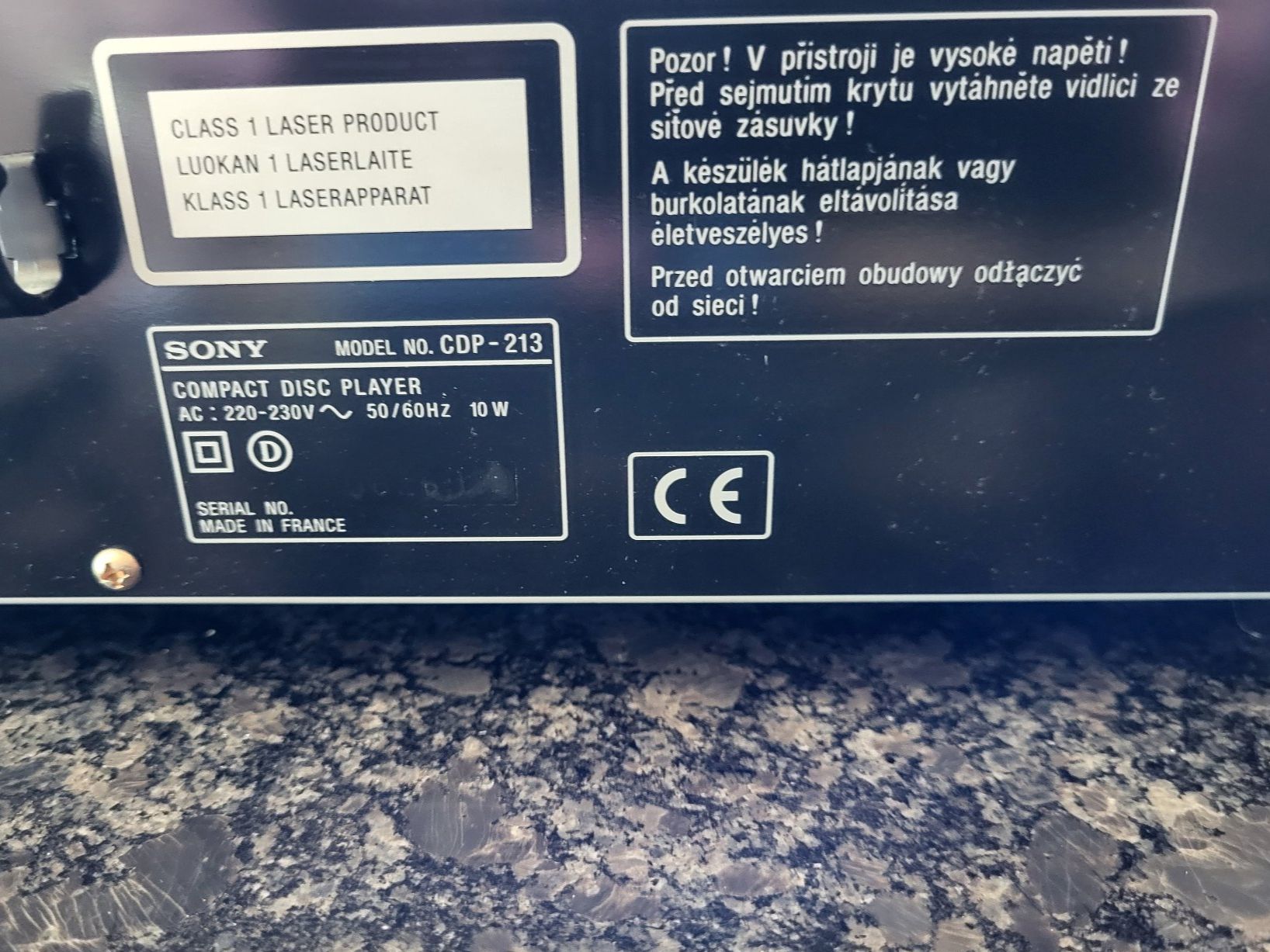Sony Lettore multimediale & Streamer: Sony CDP 213 – Nuovo (secondo la descrizione) da St.Gallen venduto da Fulvia0 3