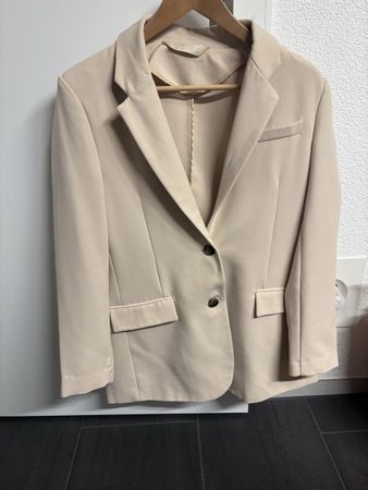 Damen Blazer beige klassisch zwei Knöpfe guter Zustand