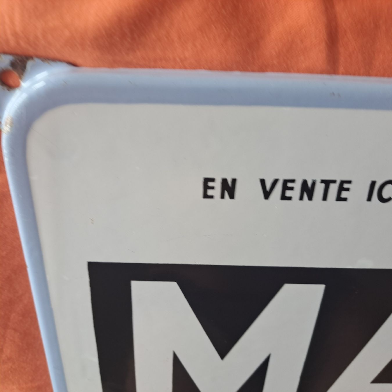 Martini Ecriteaux: Martini Original historisches Emailwerbe Schild 1957 – D'occasion à Riehen par Appia48 9
