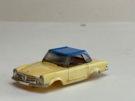 GB5-  Faller AMS Mercedes 250 SL Coupe Karosserie beige/blau