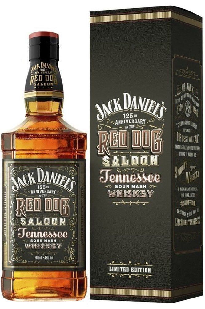 Jack Daniels Bevande alcoliche: Jack Daniel's Single Red Dog Saloon – Nuovo e nell'imballaggio originale da Deitingen venduto da gol_xd5d
