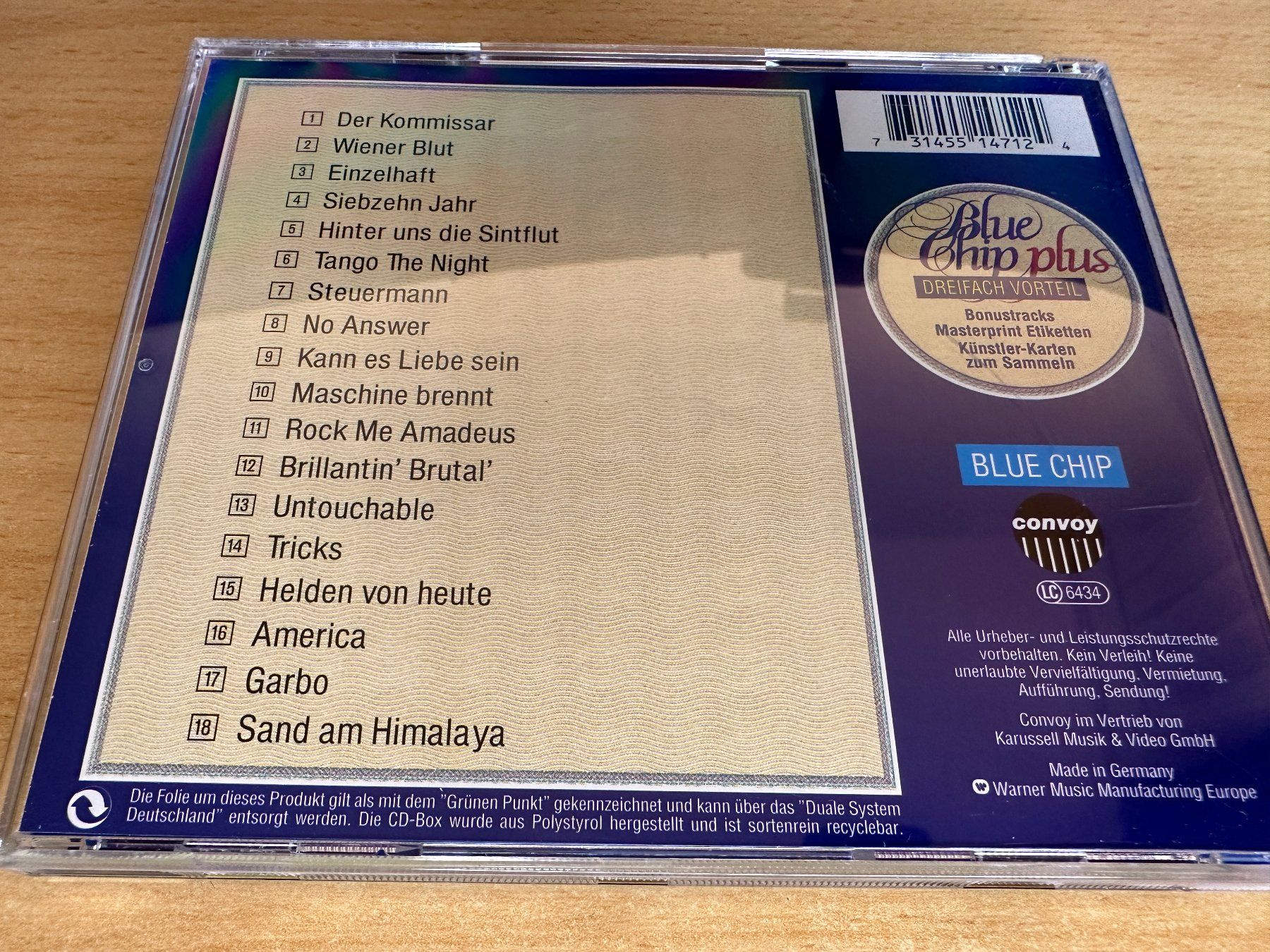 CDs: Falco – Der Kommissar – Gebraucht aus Rikon im Tösstal von Alpenmutz 1