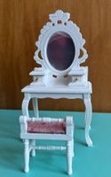 Schminktisch mit Stuhl weiss pink England