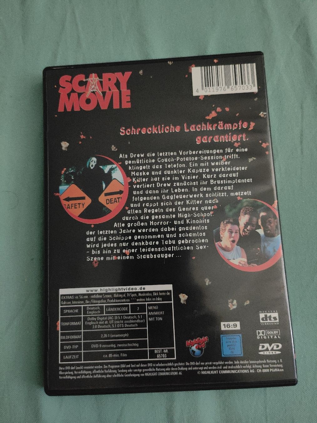 Tutti i DVDs: Scary Movie – Usato da Liestal venduto da bebbi1989 1