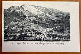 GOLDAU - Das neue Goldau und die Bergruine vom Rossberg - AK