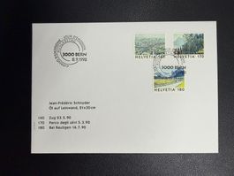 CH Dauermarken Bilder der Schweiz 1998 FDC